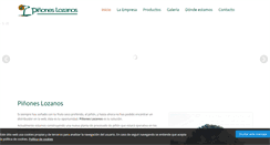 Desktop Screenshot of pinoneslozanos.com