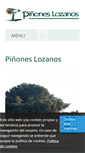 Mobile Screenshot of pinoneslozanos.com